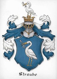 Coat of Arms -hand painted family crest Starube