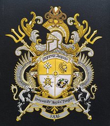 AI family crest embroidery