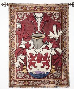 heraldry woven tapestry-crest-donnelly