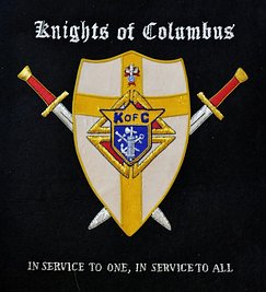 Knights of Columbus embroidery