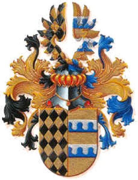 coat of arms shield wings