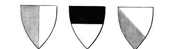 Heraldry shield divisions - shield shapes - Unique Family Crest Coat of ...