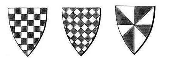 Heraldry shield divisions - shield shapes - Unique Family Crest Coat of ...